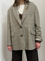 Giacca over pied de poule Kontatto