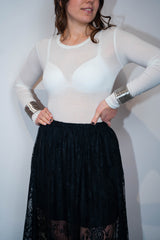 Body mesto lana color panna, Susy Mix