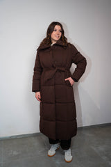 Piumino lungo cioccolato Susy Mix