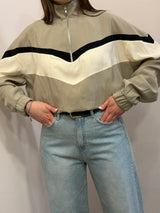 Maglia con zip, color deserto Tensione In