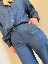 Pantalone chambrey Denim Kontatto