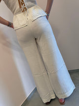 Pantalone Palmy bianco La Petite ètolie Paris