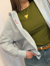 Camicia cappuccio, Kontatto 