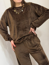 Completo tuta in ciniglia Susy Mix