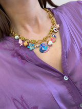 Collana multi charms sea