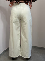 Jeans Giusi in drill burro Tensione In