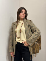 Blazer con frange