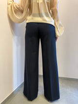 Pantalone gessato paillettes Kontatto