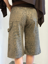 Bermuda animalier moro Kontatto