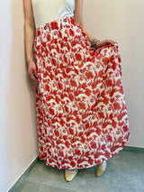 Gonna a fiori rossa Glamorous