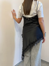 Vestito asimmetrico nero