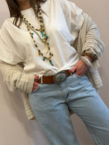 Collana doppia con pietre Susy mix