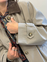 Trench Barbour color cachi grigio Susy Mix
