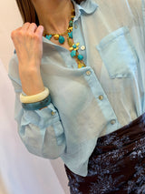 Camicia nuvola misti seta- Tensione in 