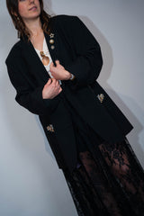 Blazer/gicca vintage nera Susy Mix