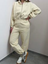 Pantalone tuta Kontatto panna