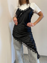 Vestito asimmetrico nero
