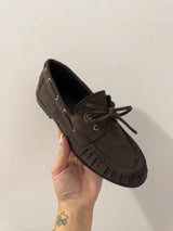 Mocassini in suede