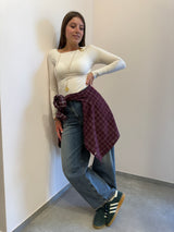 Maglia crema con gioiello Susy Mix