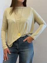 Maglia over beige Kontatto