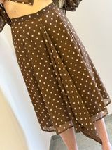 Gonna midi con punta Kontatto