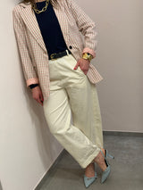 Blazer Vichy in Rosa Pesca quadretti