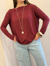 Blusa over Kontatto Sangria