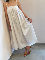 Abito Lungo "Easy-Chic" in bianco nuvola
