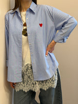 Camicia Love azzurra
