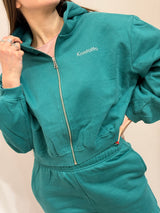 Felpa cropped Kontatto