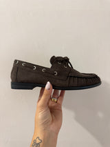 Mocassini in suede