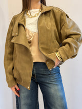 Bomber over in suede deserto -Tensione In