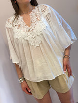 Camicia in mussola bianca - You Decide