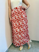 Gonna a fiori rossa Glamorous