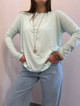 Blusa over Kontatto menta