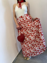 Gonna a fiori rossa Glamorous
