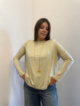 Maglia over beige Kontatto