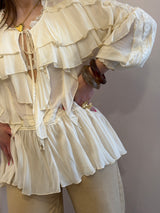 Blusa Rouches over Kontatto