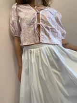 Gonna white lunga Glamorous