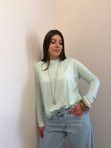 Blusa over Kontatto menta