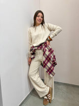 Set in viscosa beige chiaro Susy Mix