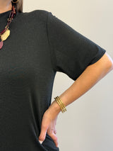 Abito in lurex nero Kontatto