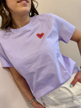 T-shirt Love lilla La Petite ètolie Paris