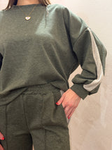 Tuta in felpa "Comfort Urban" – Verde Oliva