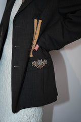 Blazer/Giacca vintage moro Susy mix