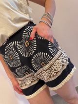 Short in viscosa Neri SusyMix