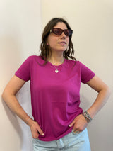 T-shirt basica peonia Kontatto