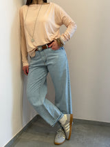 Blusa over Kontatto rosa cipria