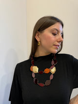 Collana doppia rubino Kontatto