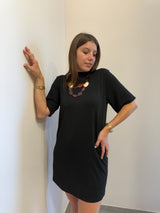 Abito in lurex nero Kontatto